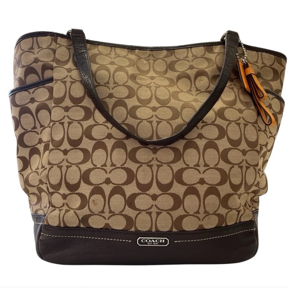 Coach Park signature tote